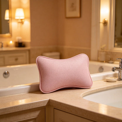 Foam Bath Pillow with Mesh Cover, 12 x 7.87 in Tub Headrest - Image 4