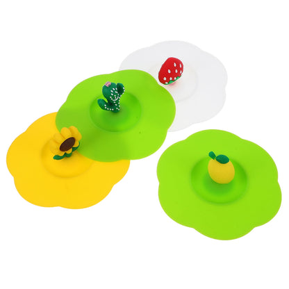Silicone Mug Lids, 4 Pack of Airtight Covers for Coffee and Tea Cups - Image 6