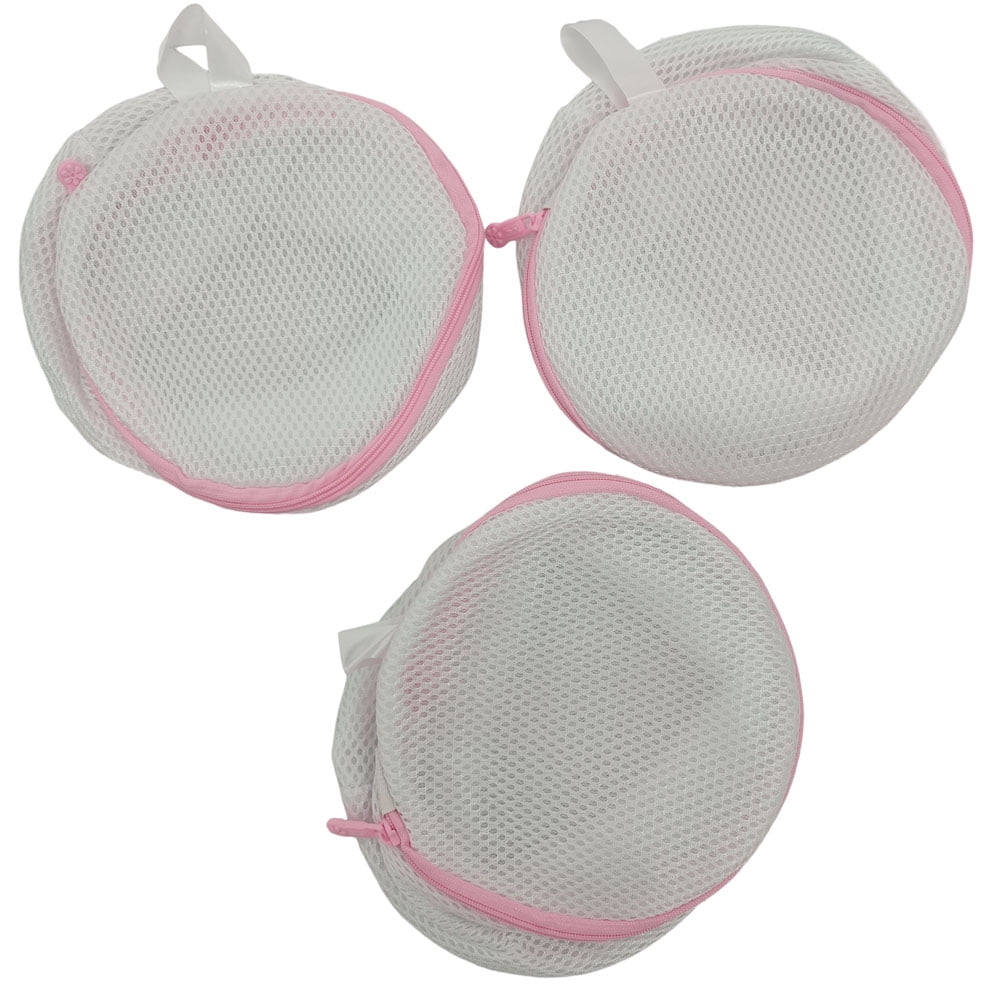 Mesh Wash Bags for Delicates, Set of 3 at 15 x 15 cm - Image 3