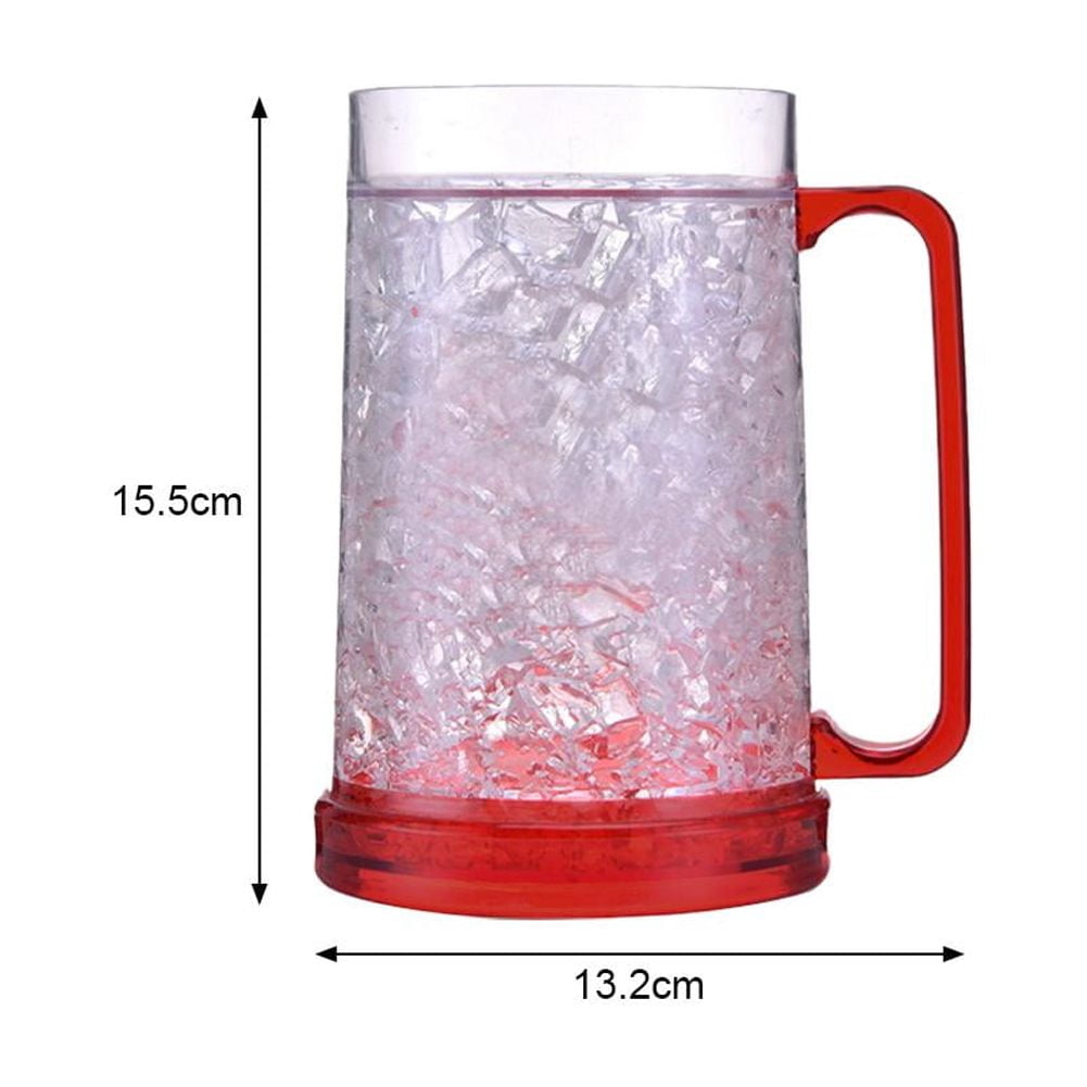 Double-Wall Freezer Mug, 450 ml Gel-Filled Chiller with Handle - Image 3