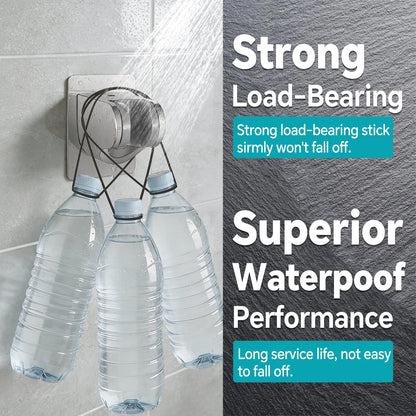 Adhesive Shower Head Holder, Adjustable No-Drill Wall Bracket - Image 5