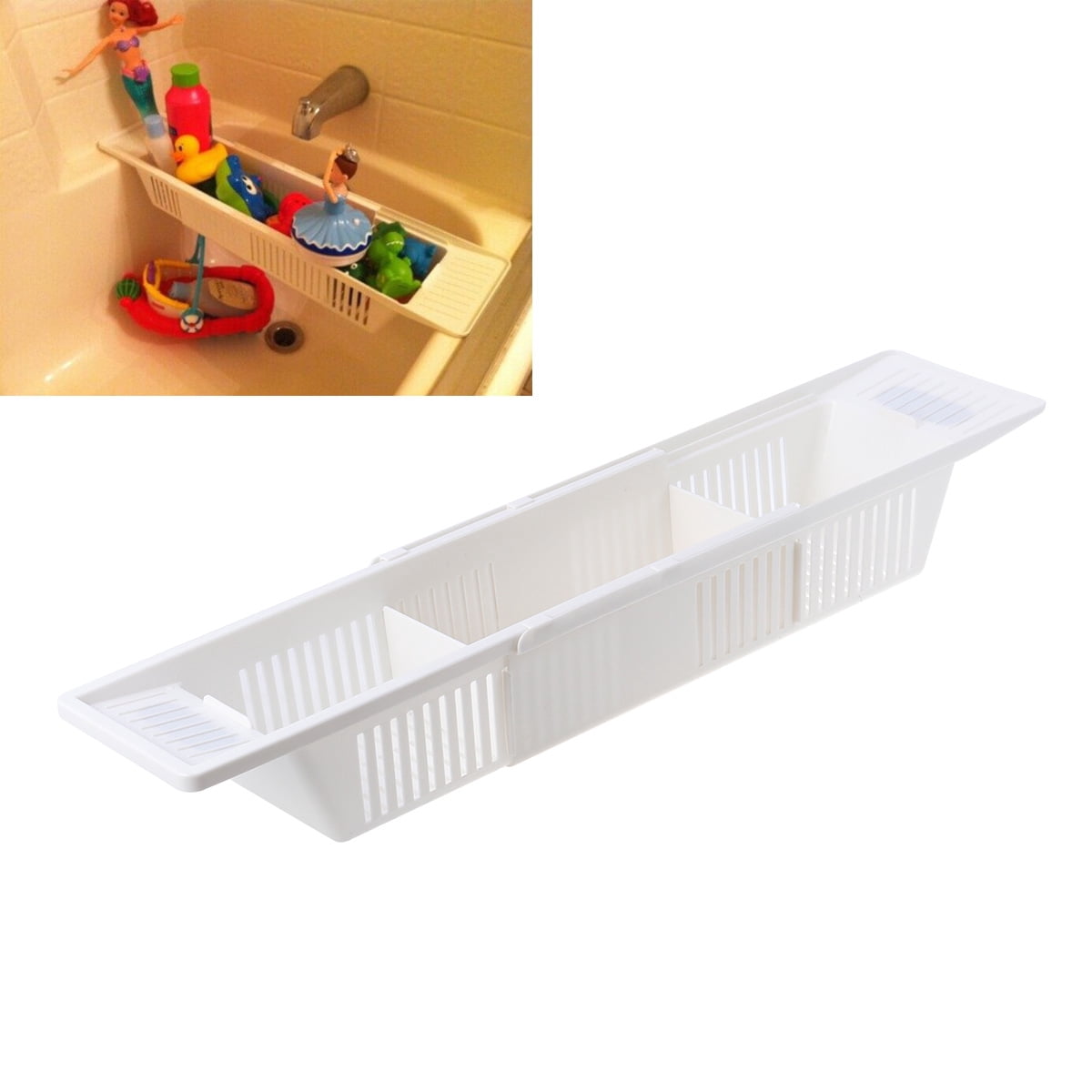 Extendable Bathtub Caddy Tray, Adjusts from 57 to 86 cm - Image 3
