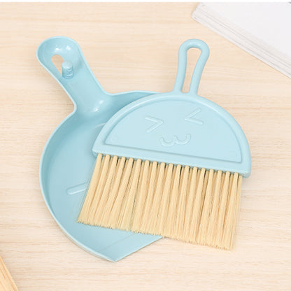 Mini Broom and Dustpan Set, Compact Hand Sweeper for Counters - Image 2