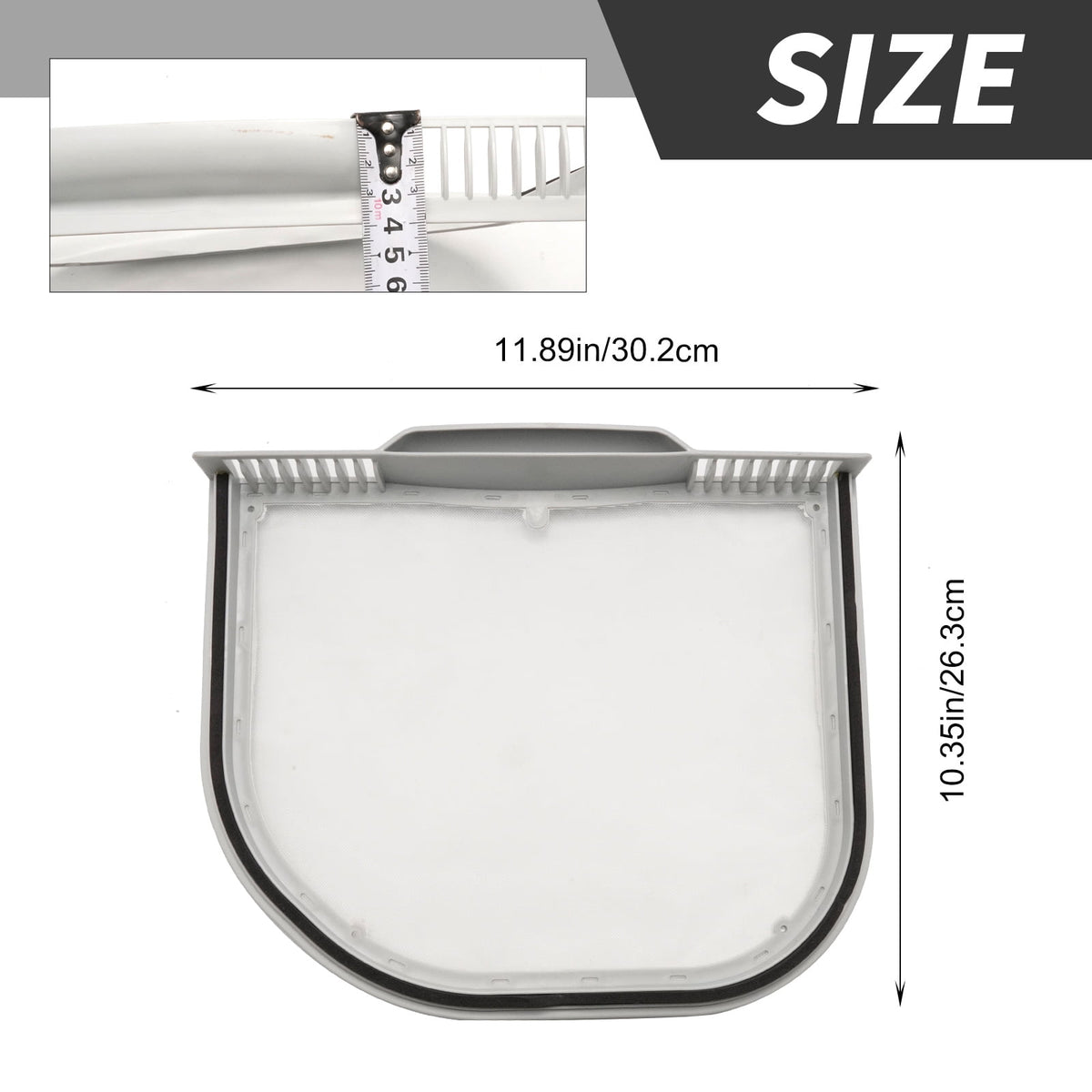Dryer Lint Filter and Vent Cleaning Brush Kit for Washer-Dryer Combos - Image 3
