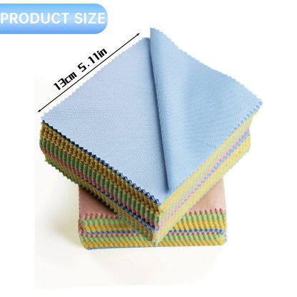 Microfiber Cleaning Cloths, 10 Pack of Extra-Large Lens Wipes - Image 2