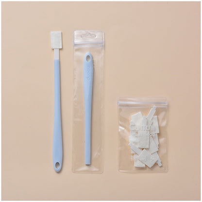 Disposable Crevice Cleaning Brushes, 30 Heads with Reusable Handle - Image 6