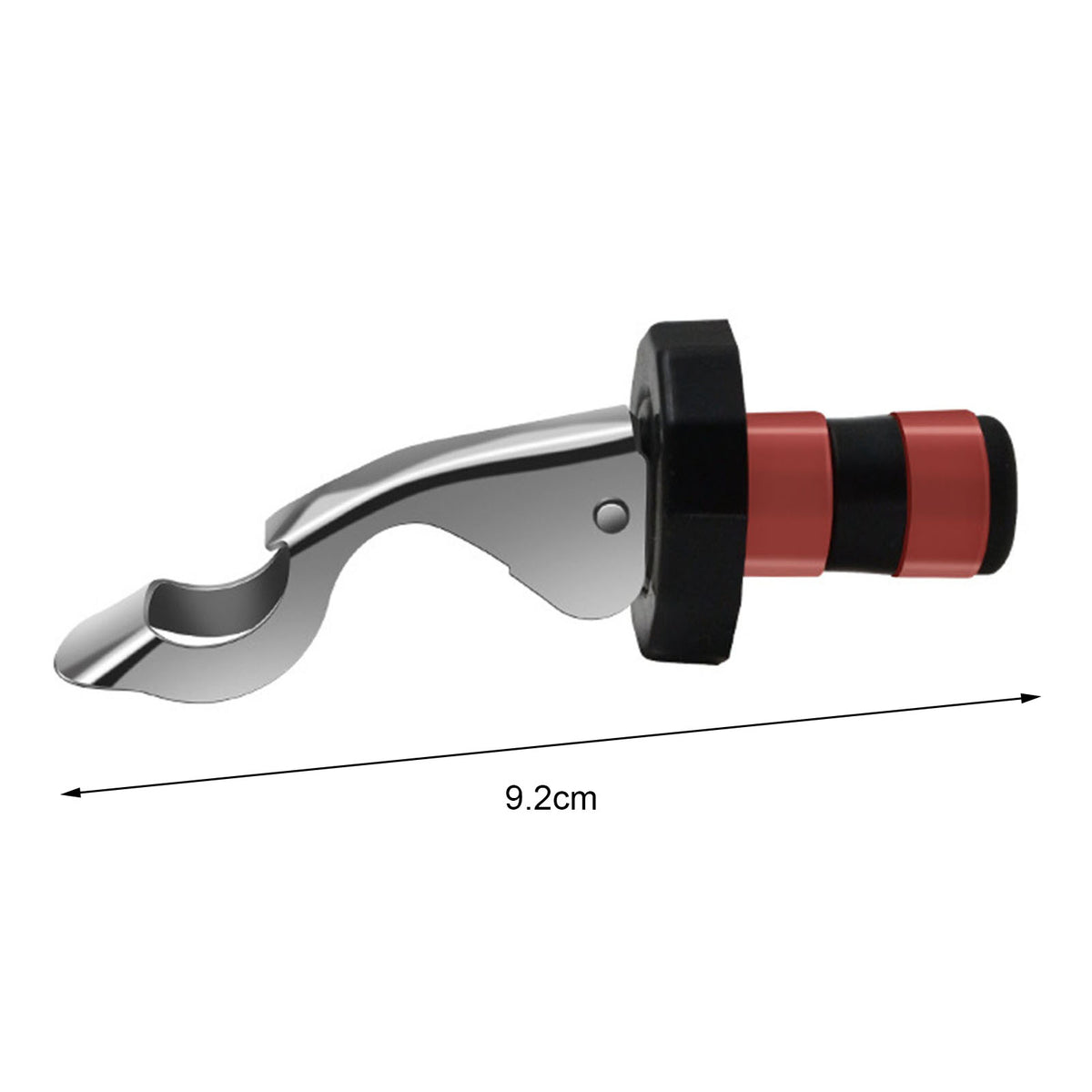 Push-Down Wine Bottle Stopper, 3.62 in Silicone Seal for Open Bottles - Image 5
