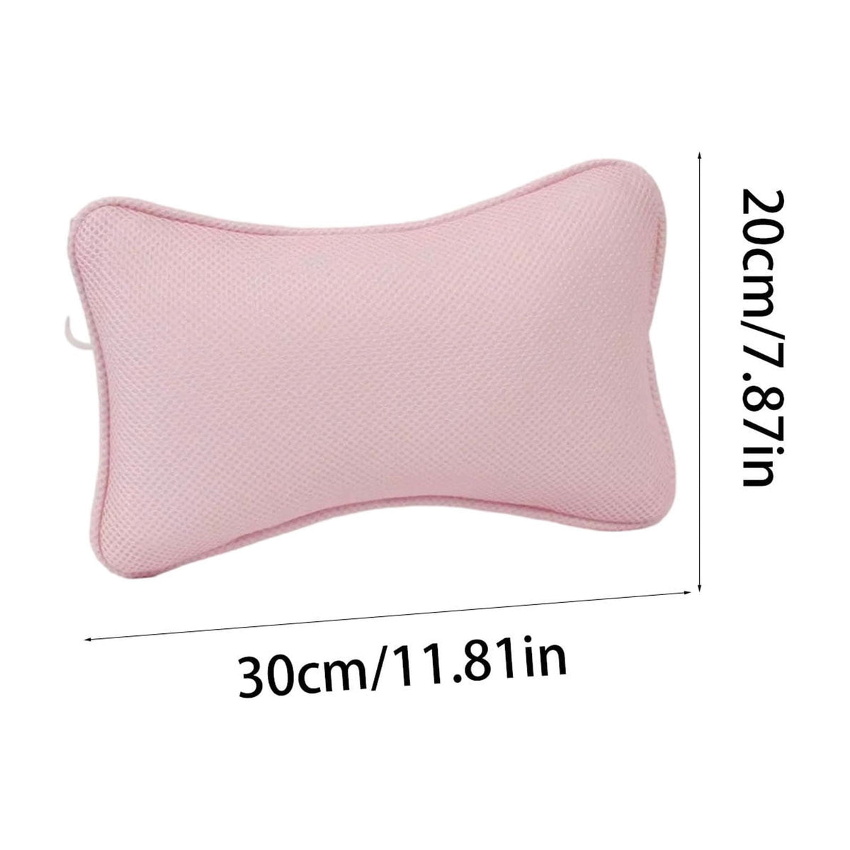 Foam Bath Pillow with Mesh Cover, 12 x 7.87 in Tub Headrest - Image 3