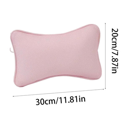 Foam Bath Pillow with Mesh Cover, 12 x 7.87 in Tub Headrest - Image 3