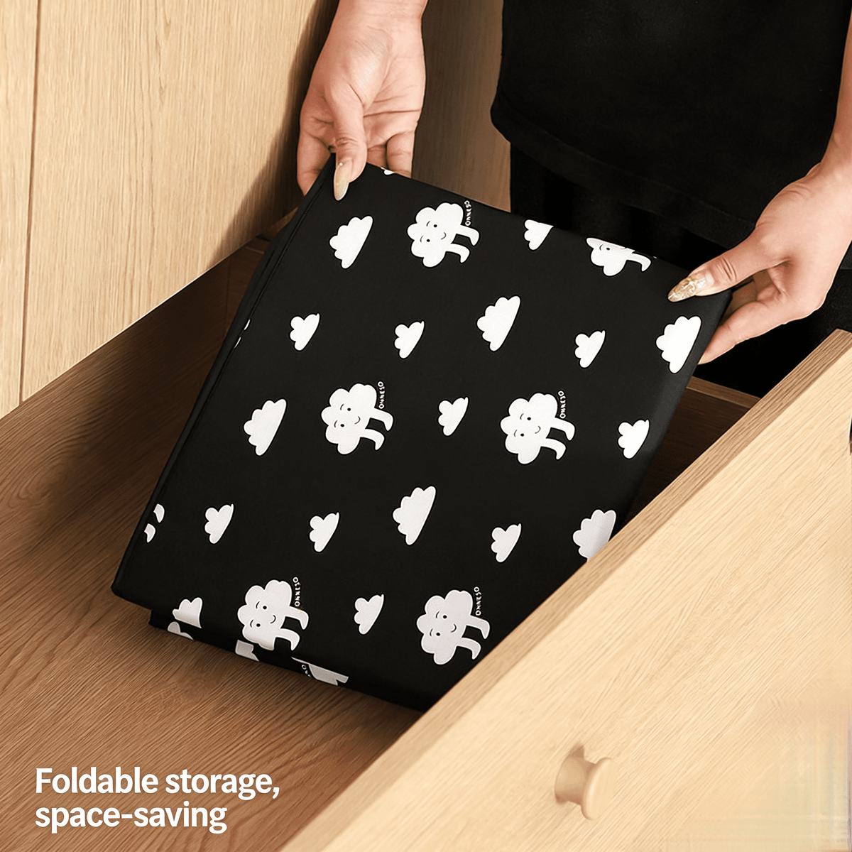 Foldable Ironing Mat with Hanging Loops, Heat-Resistant Laundry Pad - Image 3