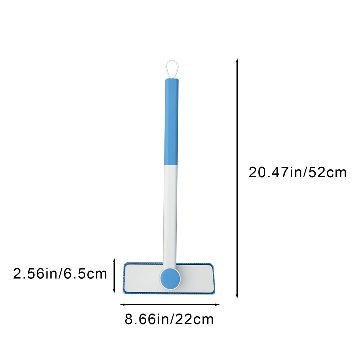 Window Screen Cleaning Brush with Detachable Handle, 20.47 x 8.66 in - Image 3