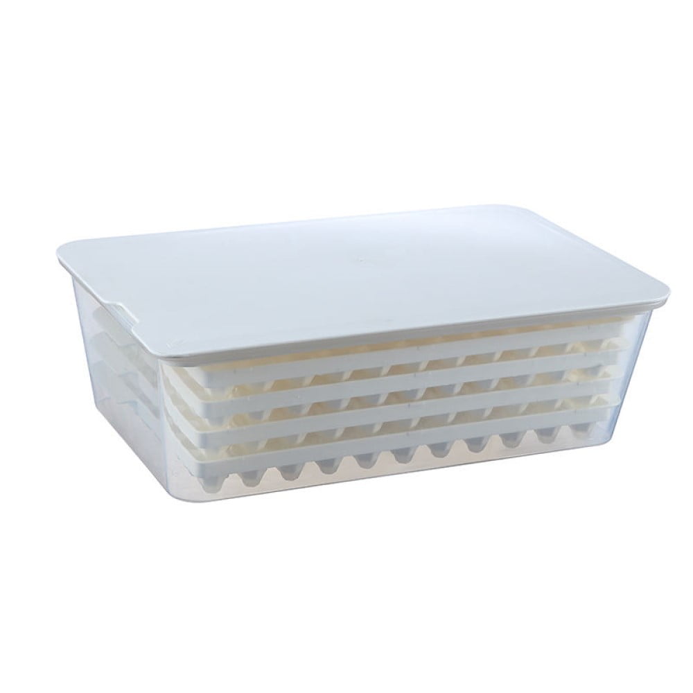 Mini Ice Cube Trays with Storage Bin and Scoop, 308 Cubes, White - Image 5