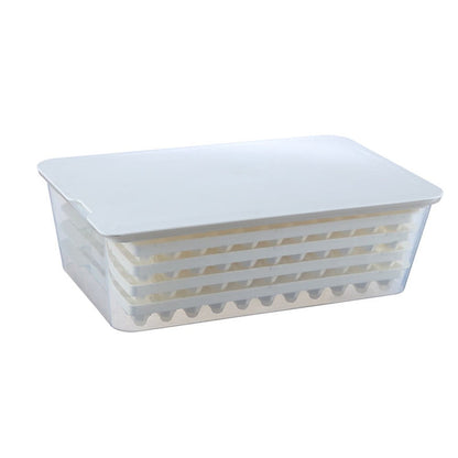 Mini Ice Cube Trays with Storage Bin and Scoop, 308 Cubes, White - Image 5