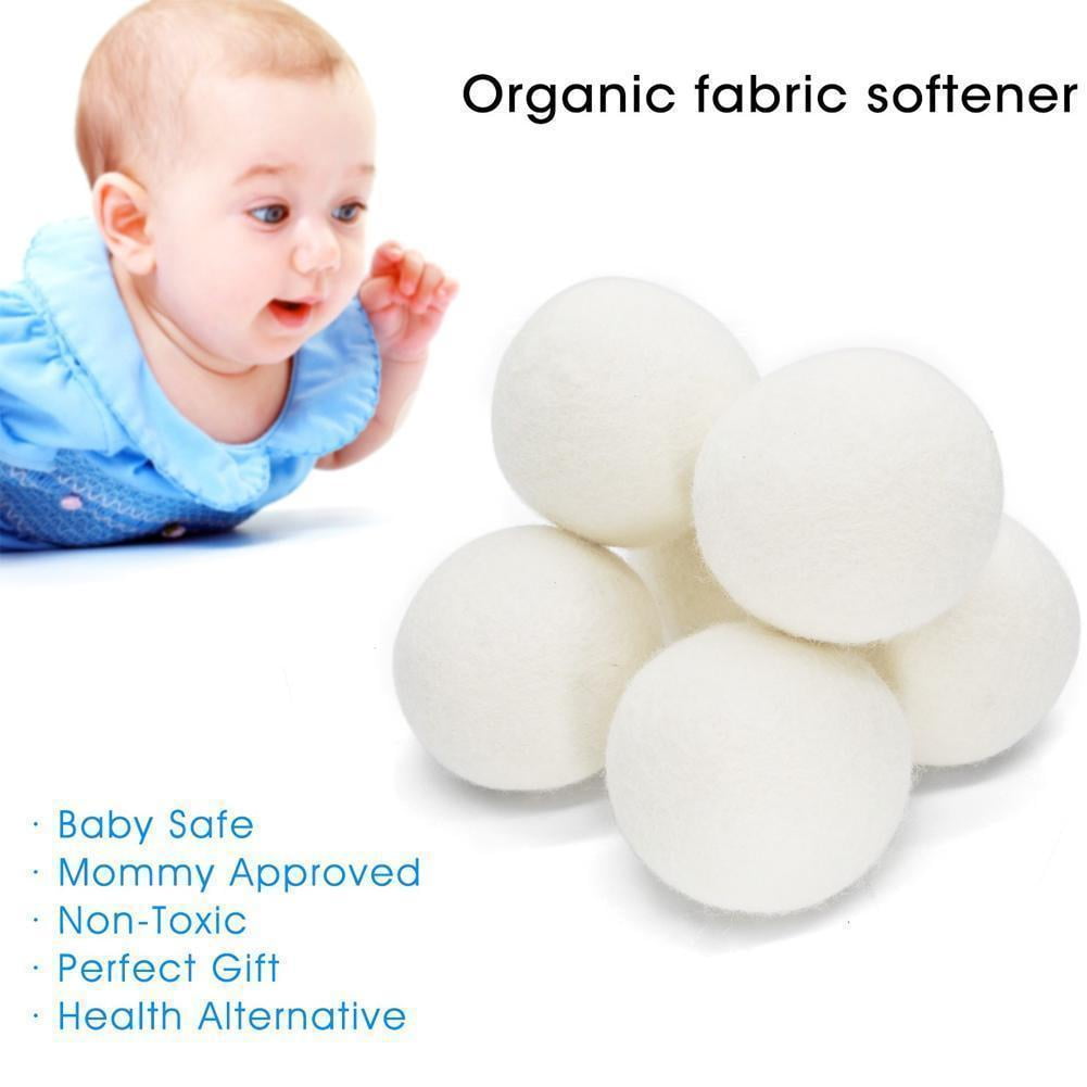 Wool Dryer Balls, 6 cm Reusable Natural Softener for the Tumble Dryer - Image 4