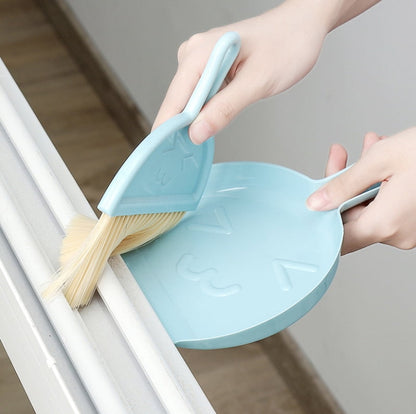 Mini Broom and Dustpan Set, Compact Hand Sweeper for Counters - Image 6